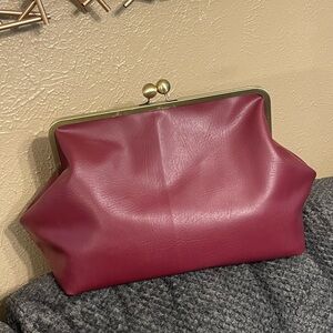 Chic Burgundy Clutch